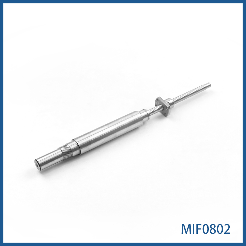 直径8导程2 非标定制 研磨微型滚珠丝杆副 MIF0802